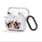 Vintage Flowers AirPods Clear Case 3rd Gen Side Image