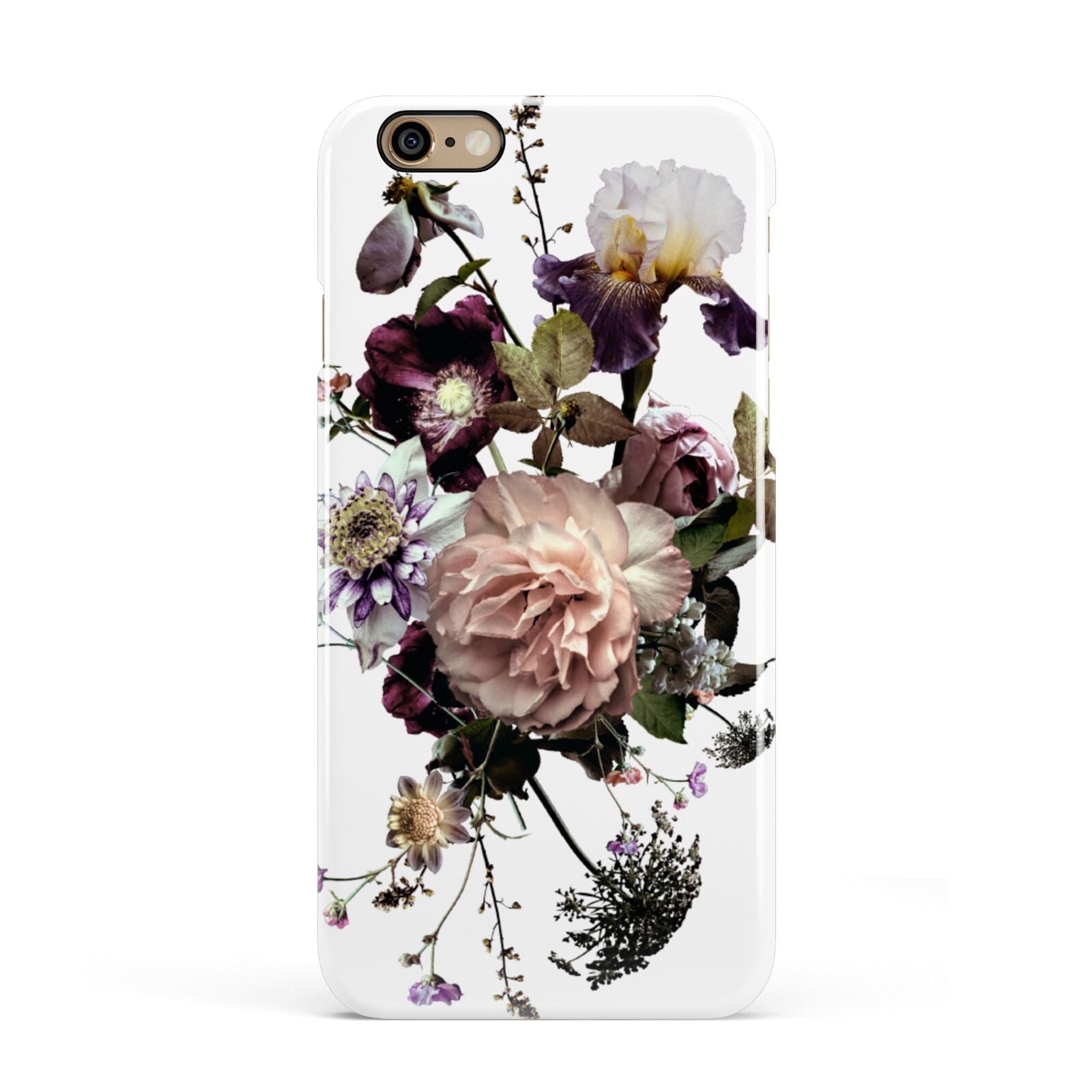Vintage Flowers Apple iPhone 6 3D Snap Case