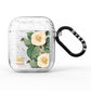 Vintage Flowers Personalised AirPods Glitter Case