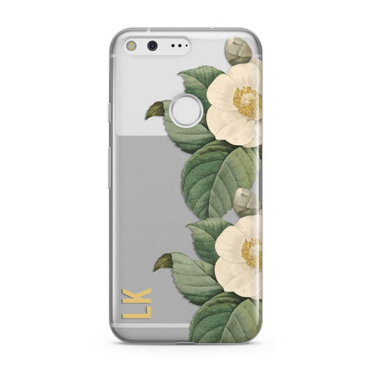 Vintage Flowers Personalised Google Pixel Case