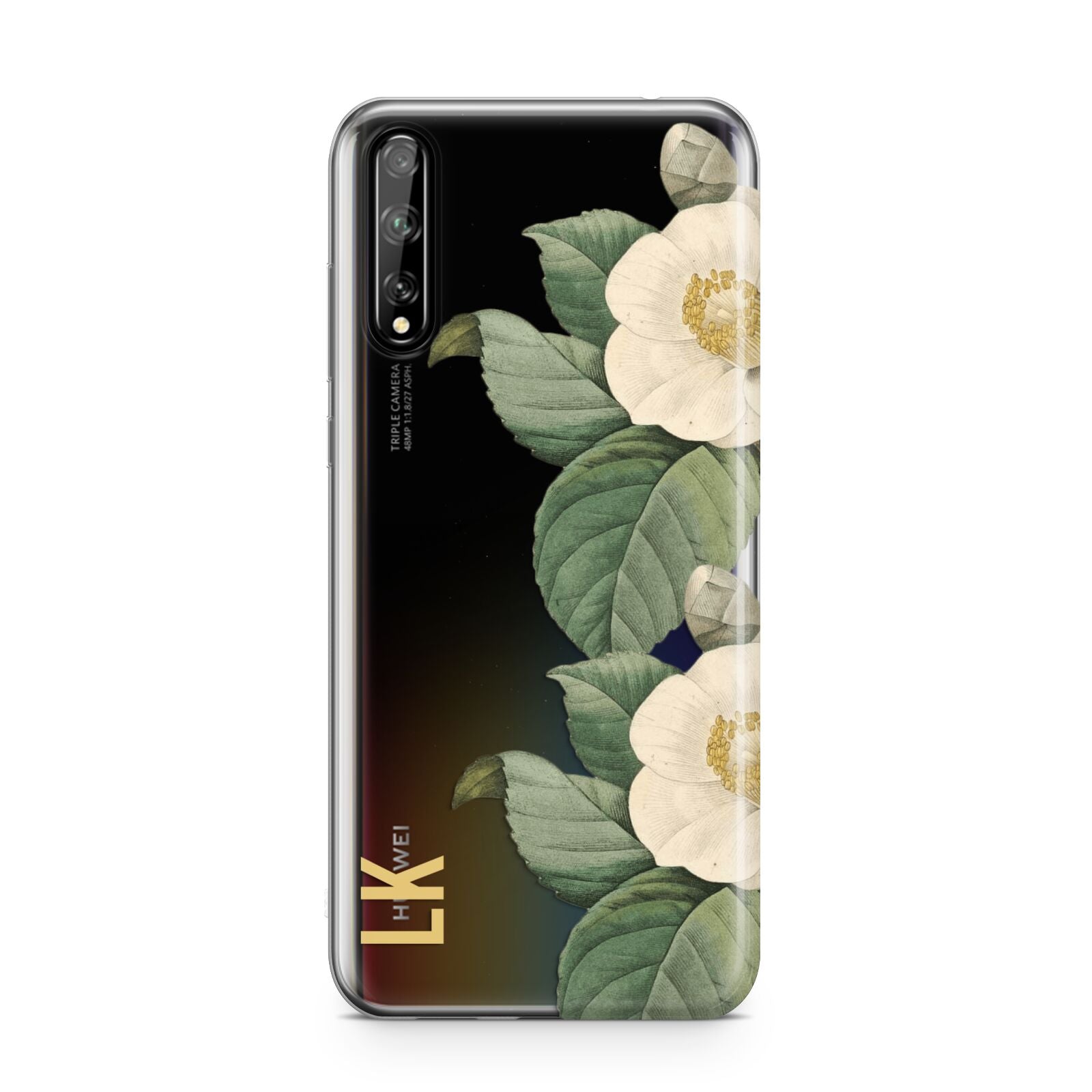 Vintage Flowers Personalised Huawei Enjoy 10s Phone Case