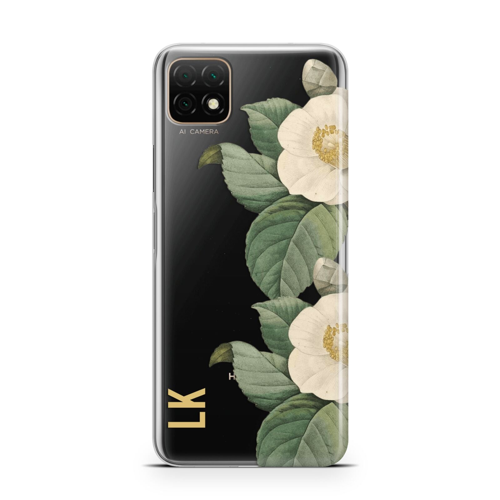 Vintage Flowers Personalised Huawei Enjoy 20 Phone Case