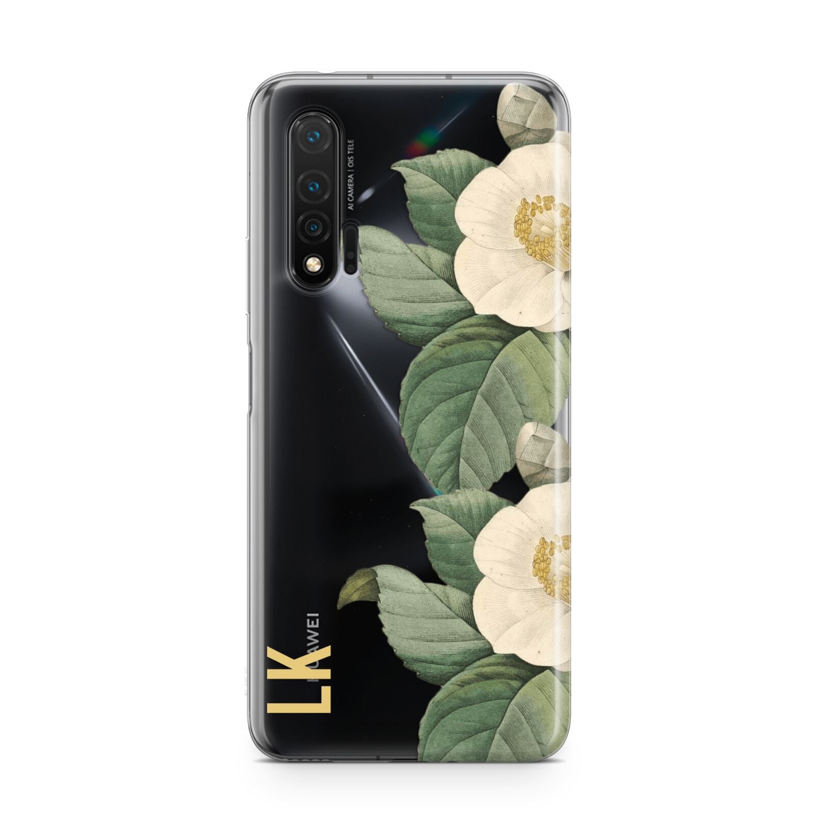 Vintage Flowers Personalised Huawei Nova 6 Phone Case