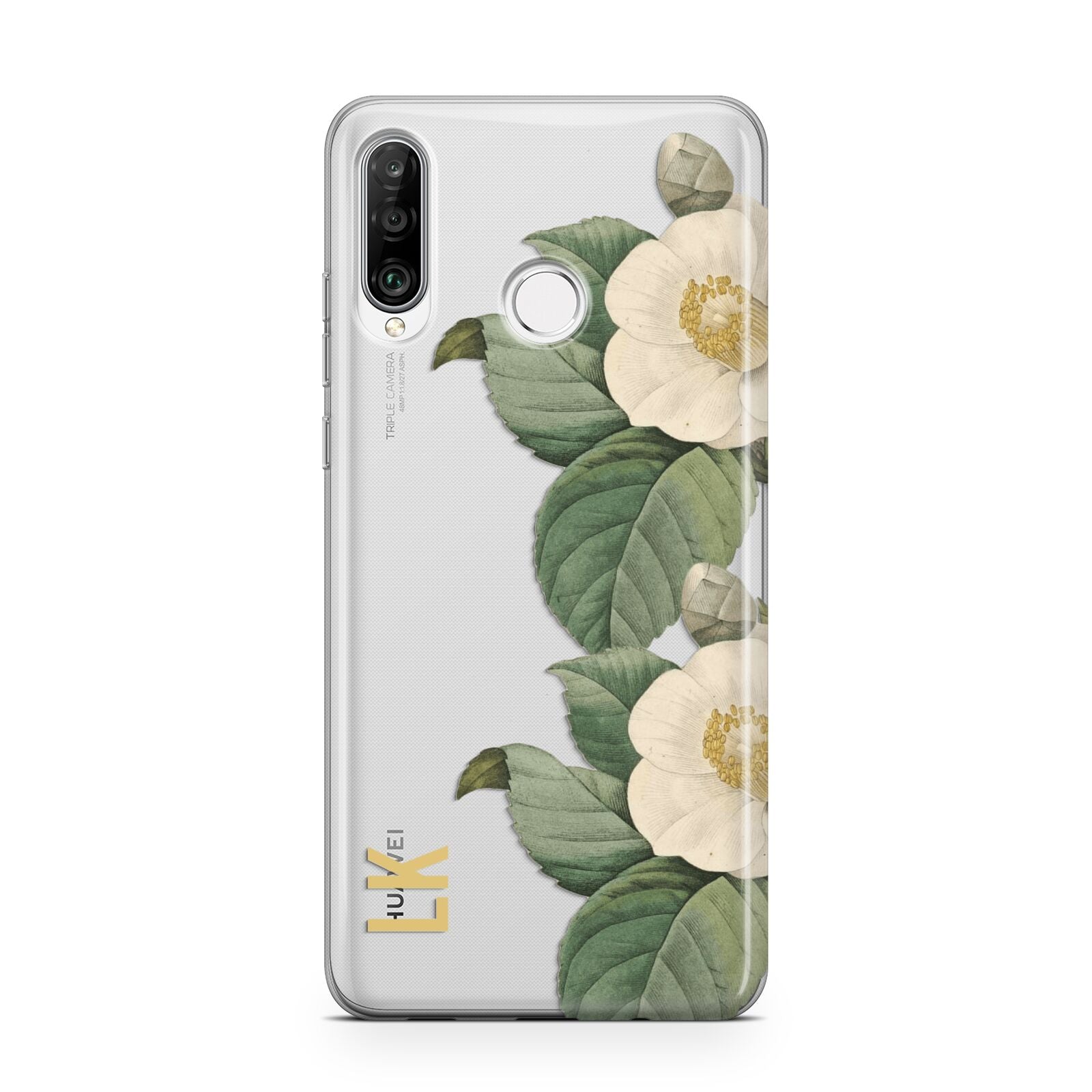 Vintage Flowers Personalised Huawei P30 Lite Phone Case