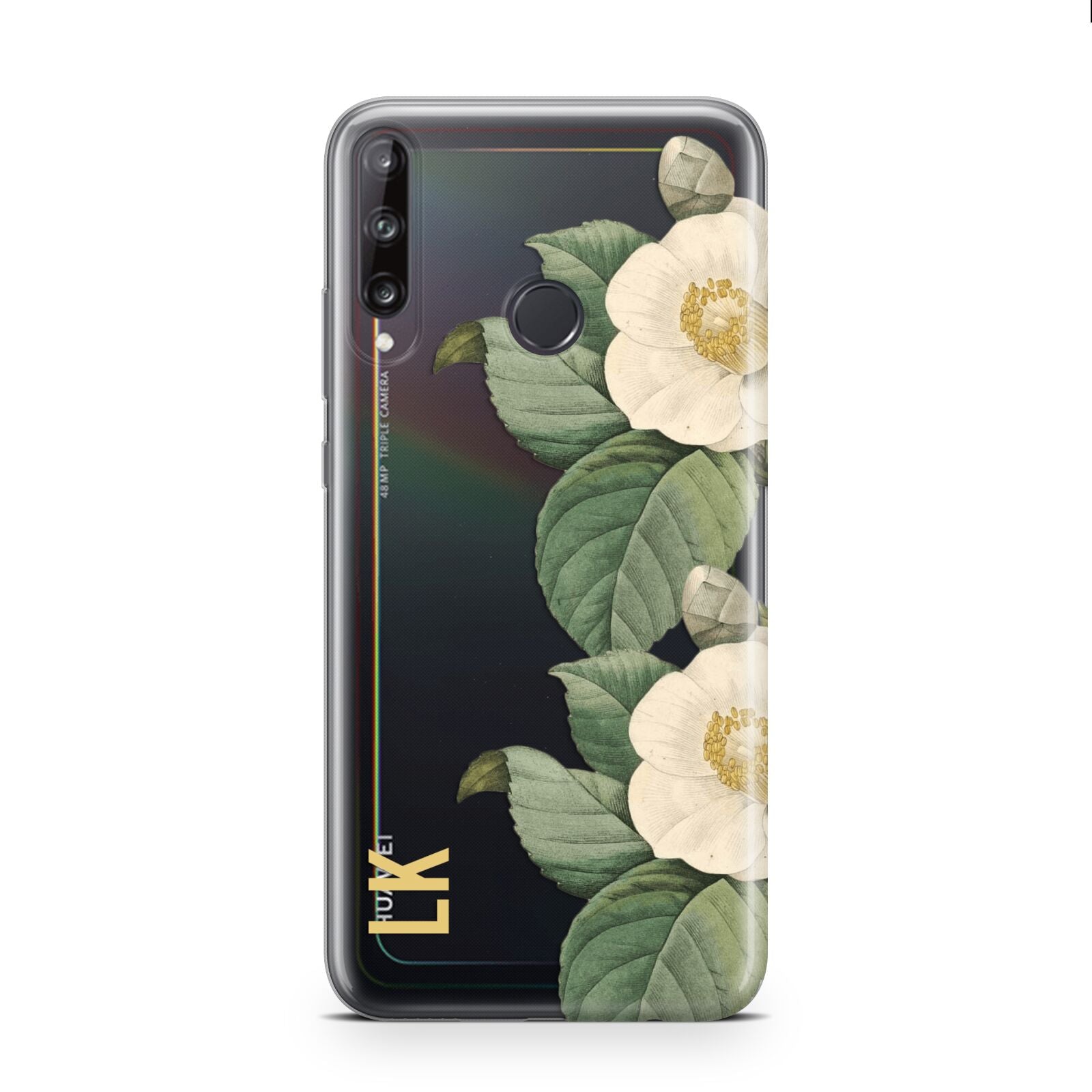 Vintage Flowers Personalised Huawei P40 Lite E Phone Case