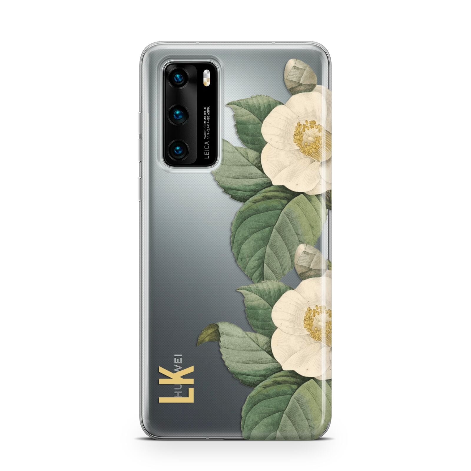 Vintage Flowers Personalised Huawei P40 Phone Case