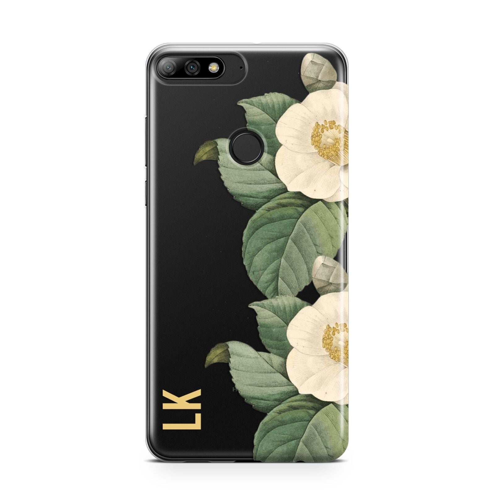 Vintage Flowers Personalised Huawei Y7 2018