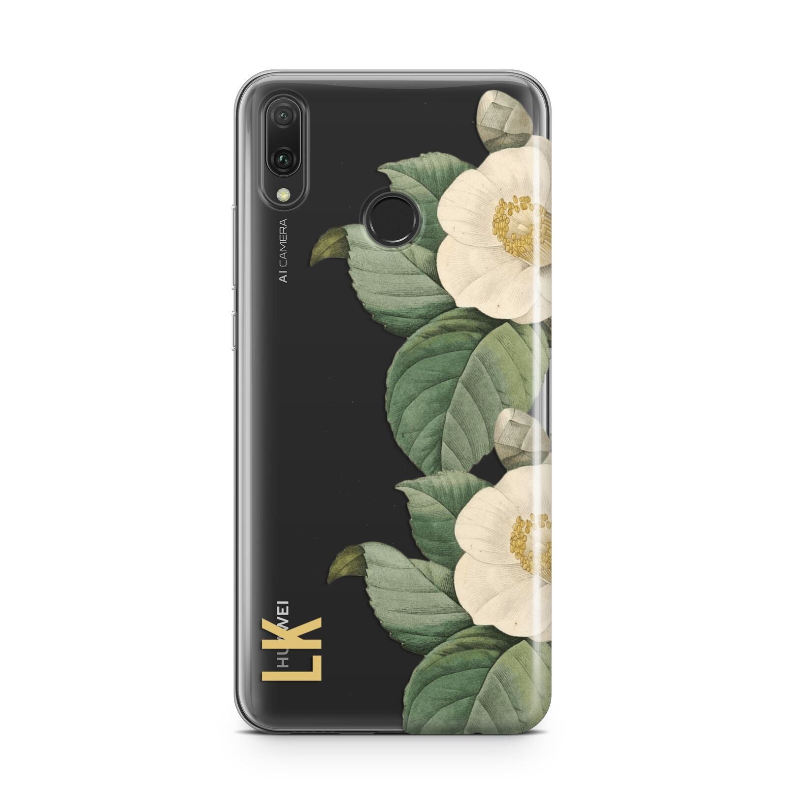Vintage Flowers Personalised Huawei Y9 2019