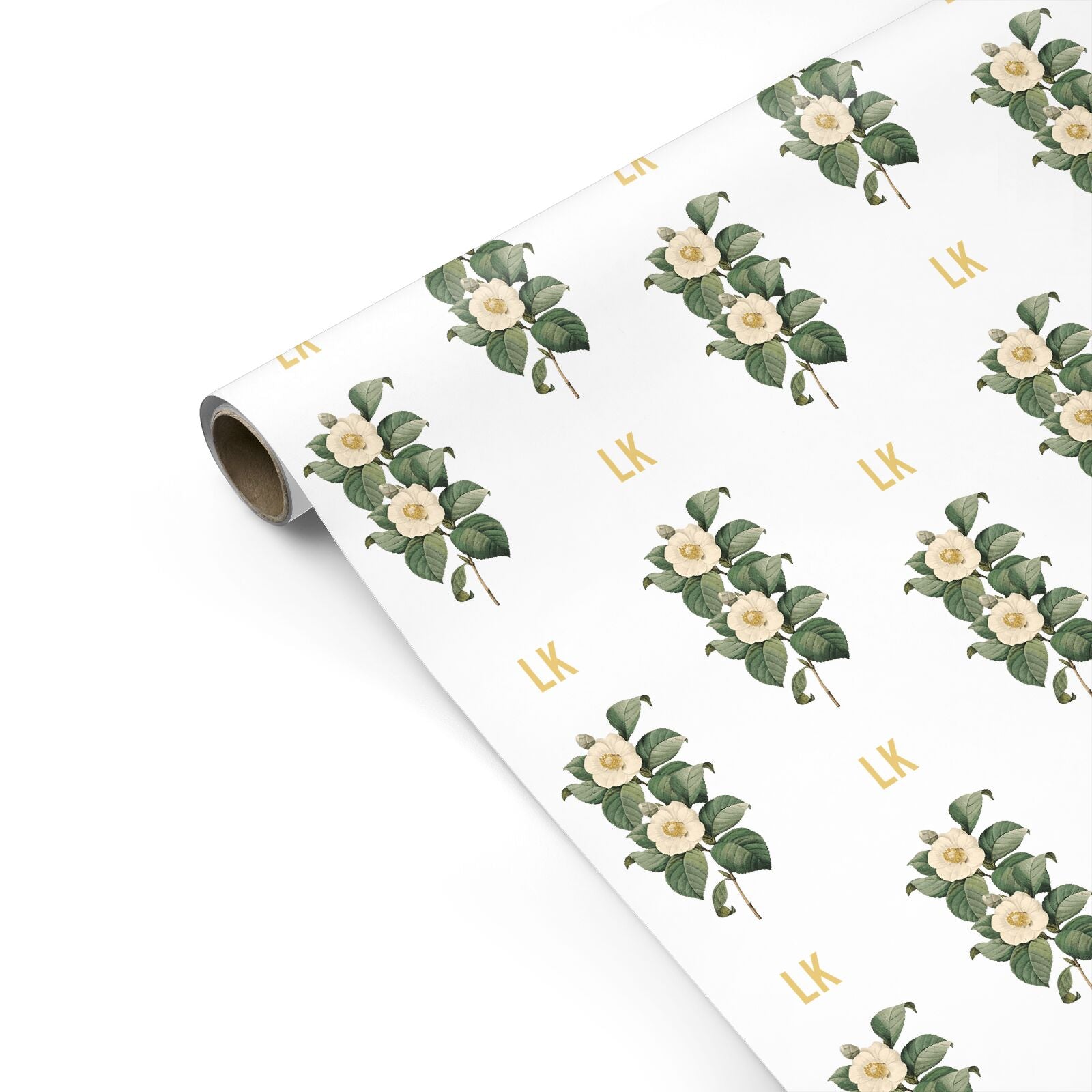 Vintage Flowers Personalised Personalised Gift Wrap