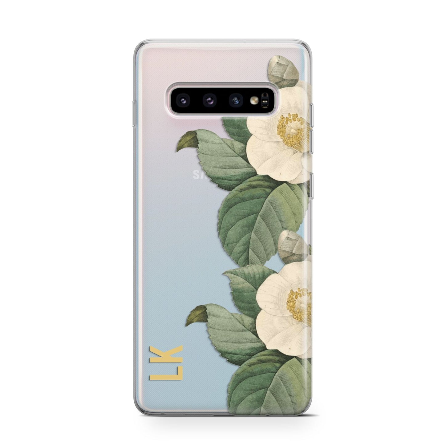 Vintage Flowers Personalised Protective Samsung Galaxy Case