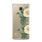 Vintage Flowers Personalised Samsung Galaxy A3 2016 Case on gold phone