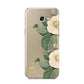 Vintage Flowers Personalised Samsung Galaxy A5 2017 Case on gold phone