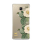 Vintage Flowers Personalised Samsung Galaxy A9 2016 Case on gold phone