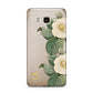 Vintage Flowers Personalised Samsung Galaxy J7 2016 Case on gold phone
