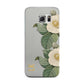 Vintage Flowers Personalised Samsung Galaxy S6 Edge Case