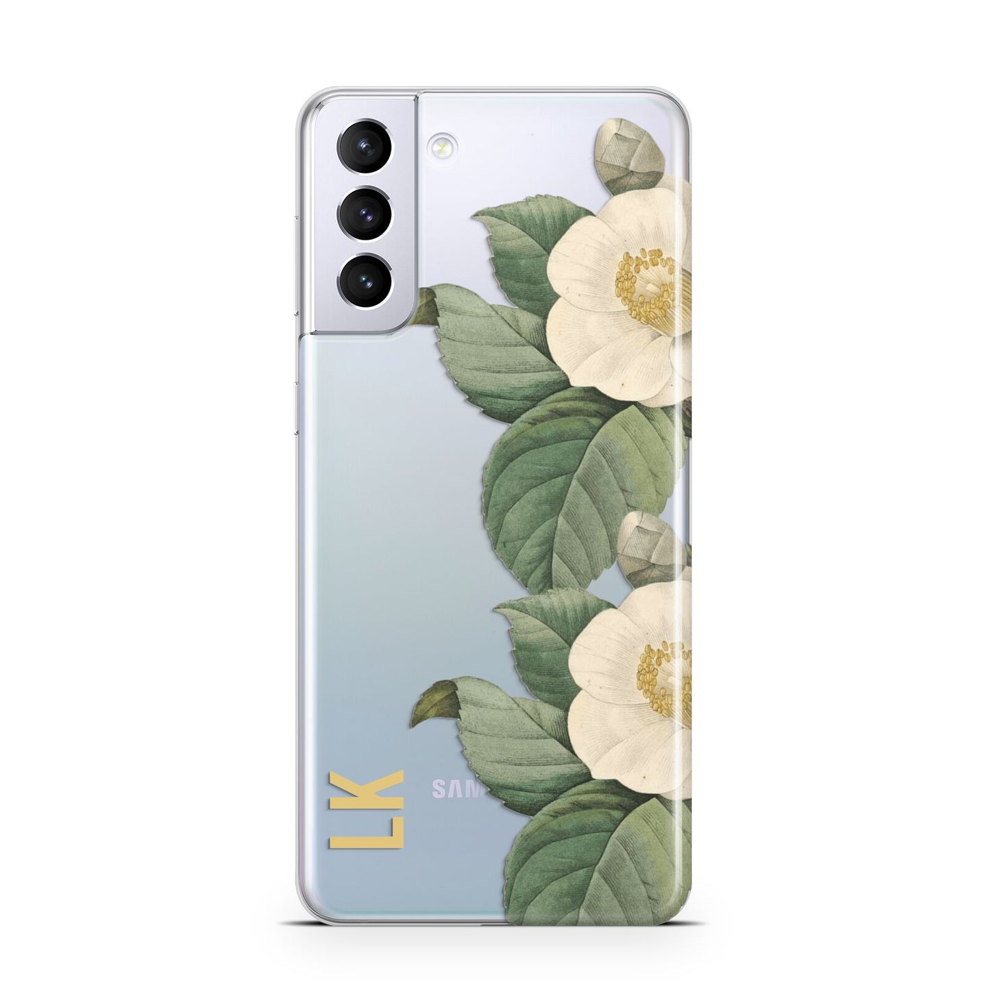Vintage Flowers Personalised Samsung S21 Plus Phone Case