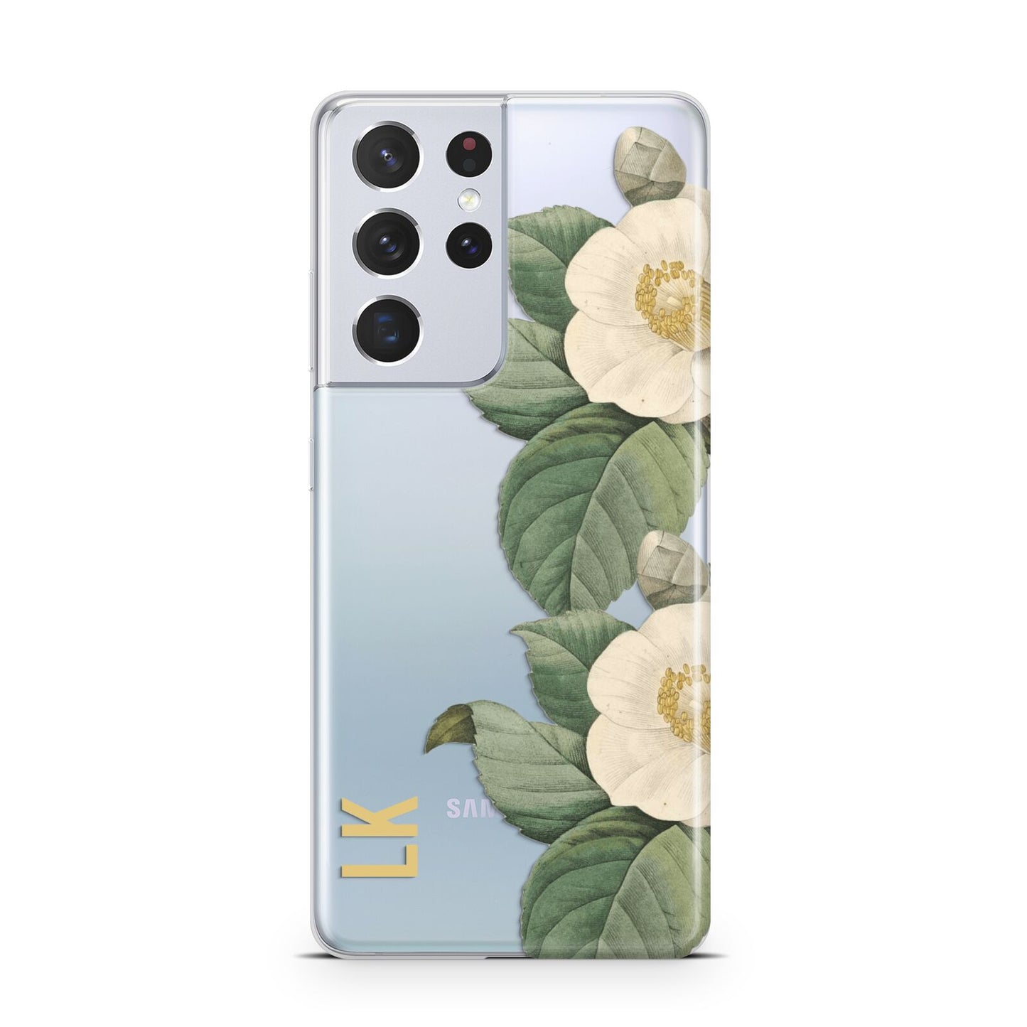 Vintage Flowers Personalised Samsung S21 Ultra Case