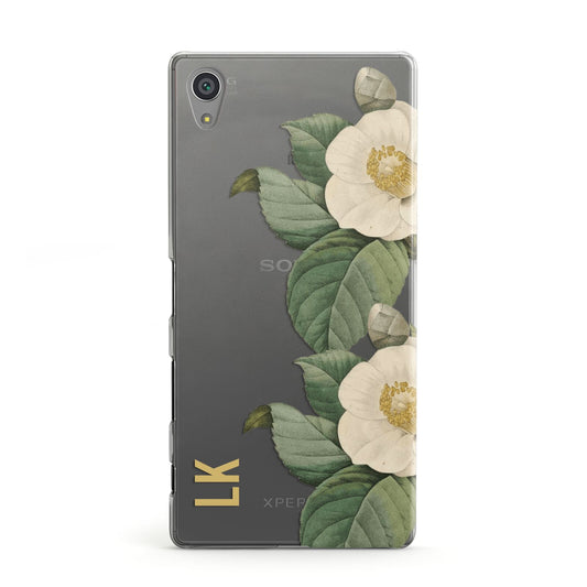 Vintage Flowers Personalised Sony Xperia Case