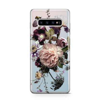 Vintage Flowers Samsung Galaxy S10 Case