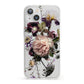 Vintage Flowers iPhone 13 Clear Bumper Case