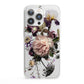 Vintage Flowers iPhone 13 Pro Clear Bumper Case