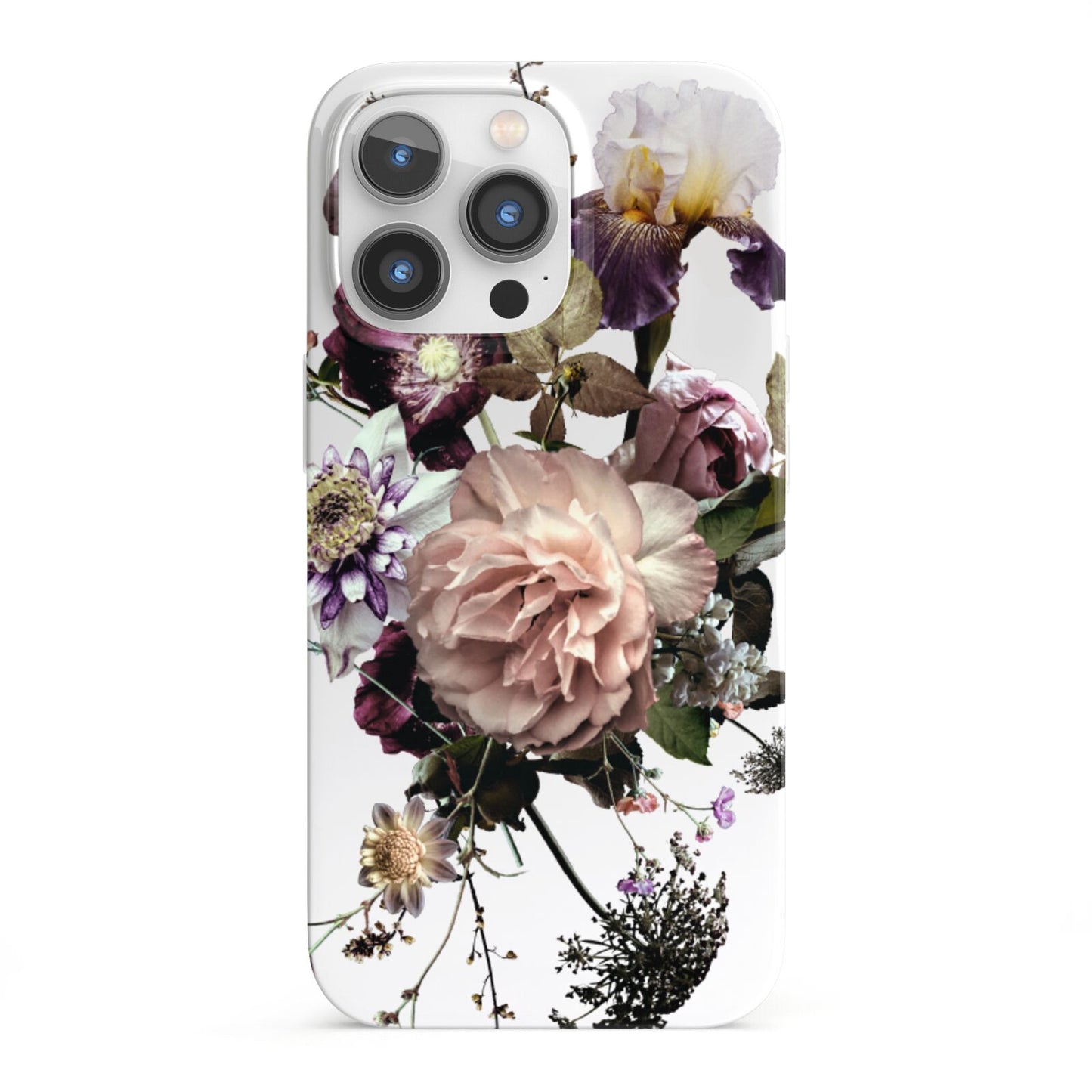Vintage Flowers iPhone 13 Pro Full Wrap 3D Snap Case
