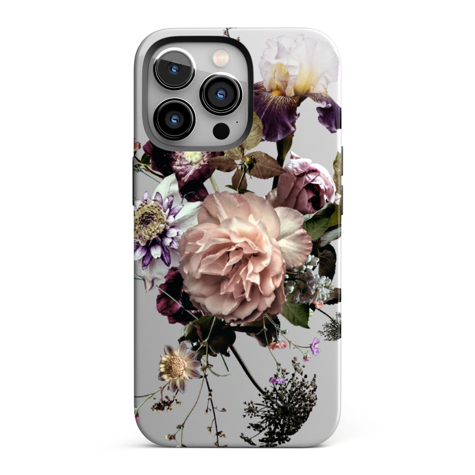 Vintage Flowers iPhone 13 Pro Full Wrap 3D Tough Case