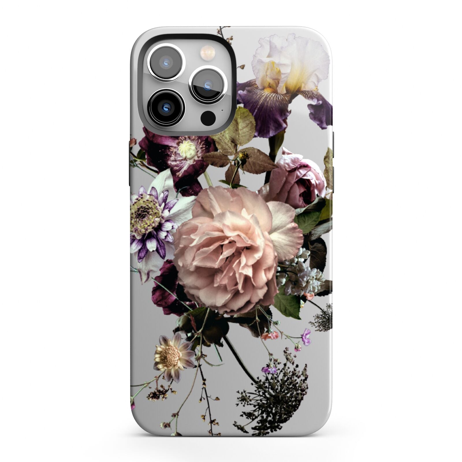 Vintage Flowers iPhone 13 Pro Max Full Wrap 3D Tough Case
