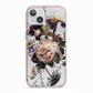 Vintage Flowers iPhone 13 TPU Impact Case with Pink Edges