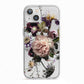 Vintage Flowers iPhone 13 TPU Impact Case with White Edges