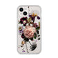 Vintage Flowers iPhone 14 Plus Clear Tough Case Starlight