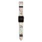 Vintage Love Collage Apple Watch Strap with Rose Gold Hardware