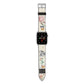 Vintage Love Collage Apple Watch Strap with Silver Hardware