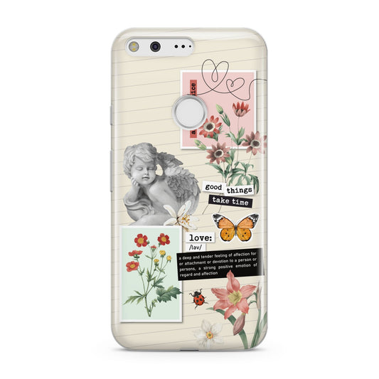 Vintage Love Collage Google Pixel Case