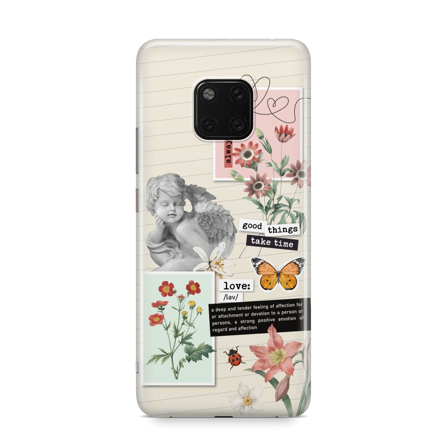 Vintage Love Collage Huawei Mate 20 Pro Phone Case