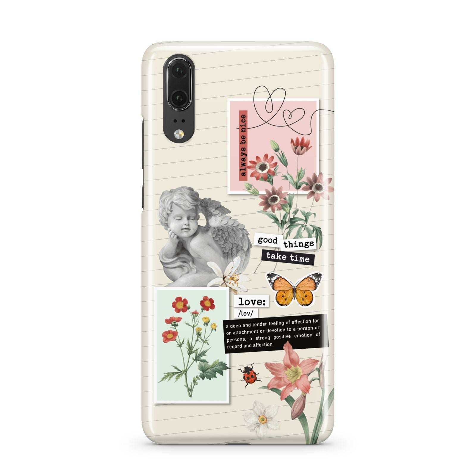 Vintage Love Collage Huawei P20 Phone Case