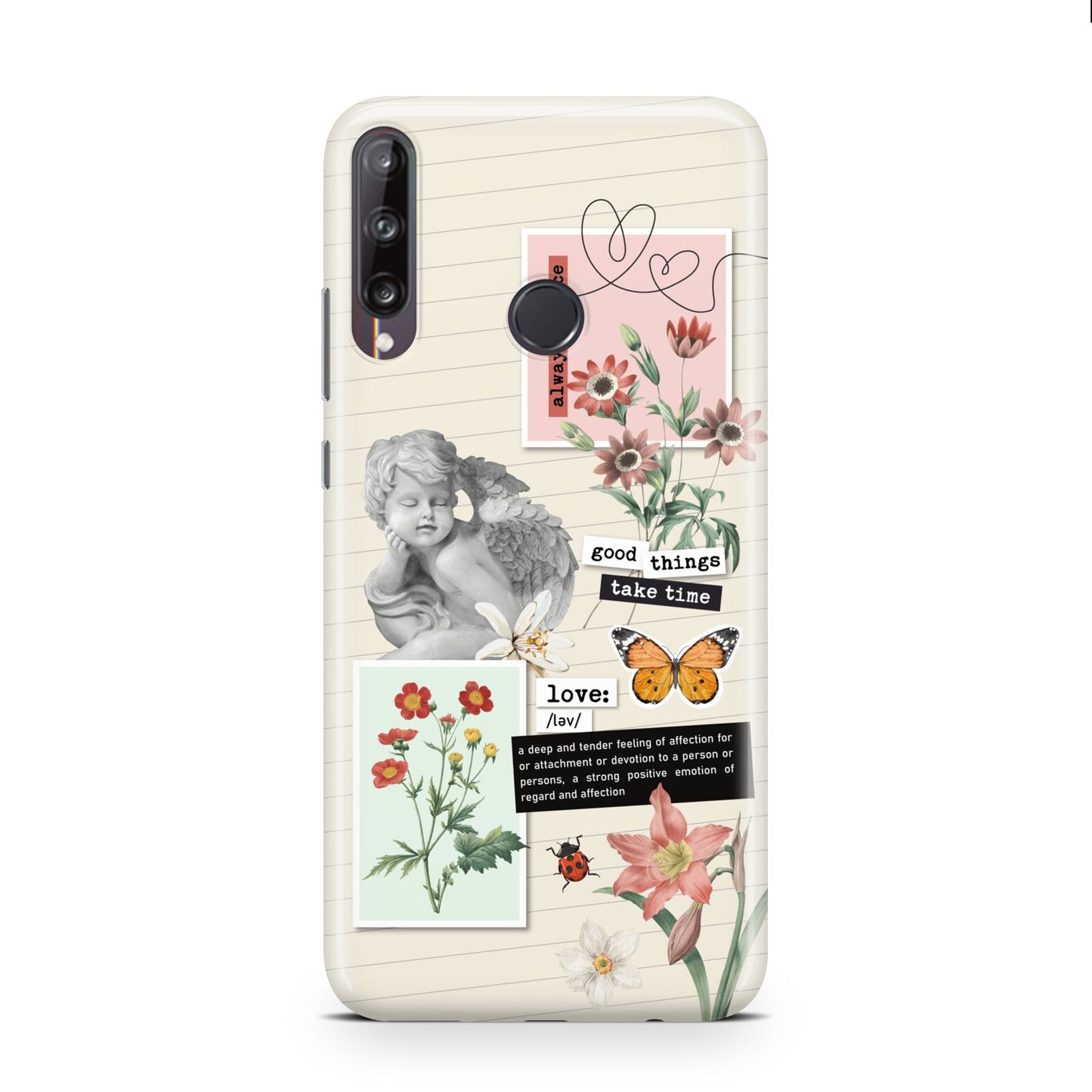 Vintage Love Collage Huawei P40 Lite E Phone Case