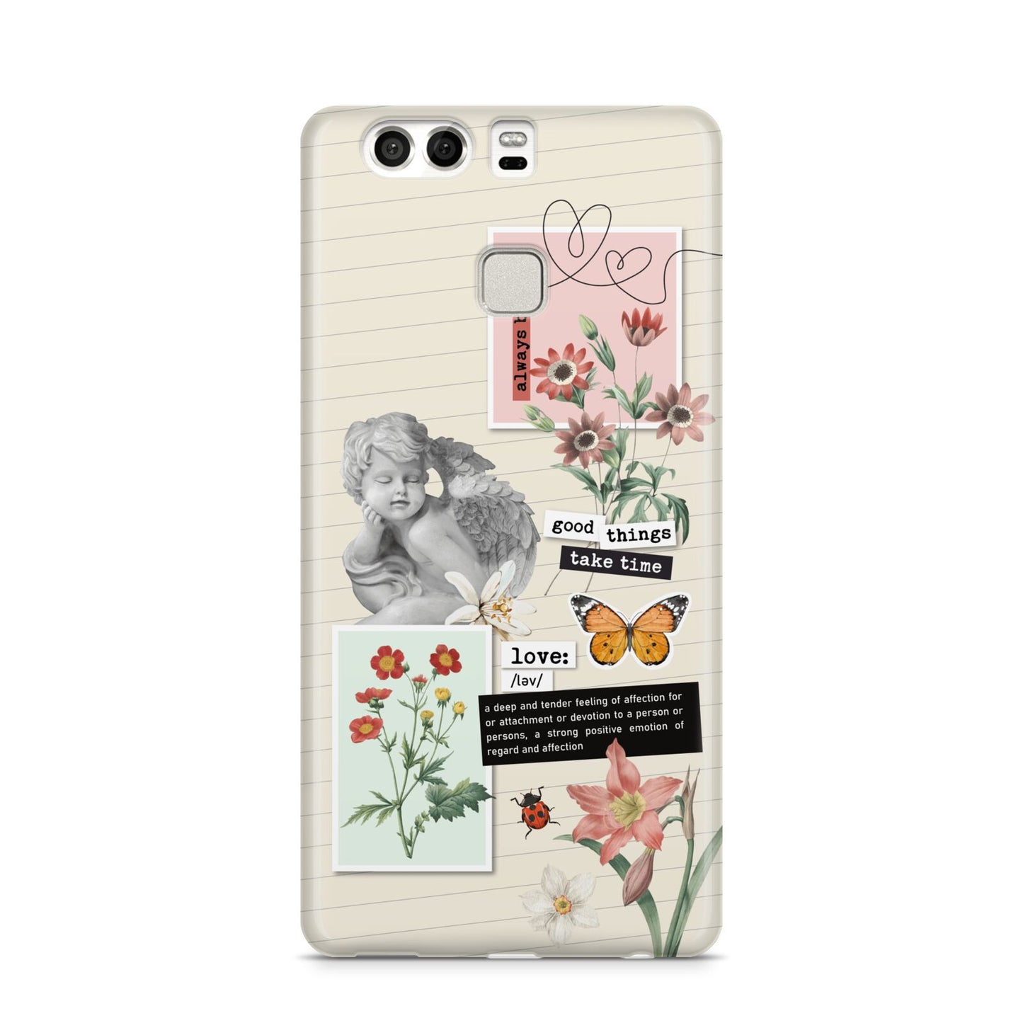 Vintage Love Collage Huawei P9 Case