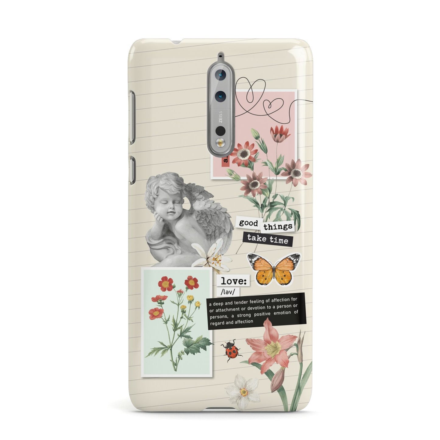 Vintage Love Collage Nokia Case