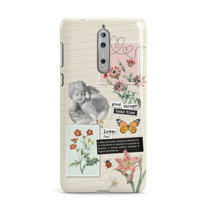 Vintage Love Collage Nokia Case