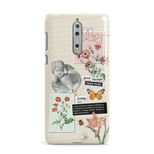 Vintage Love Collage Nokia Case