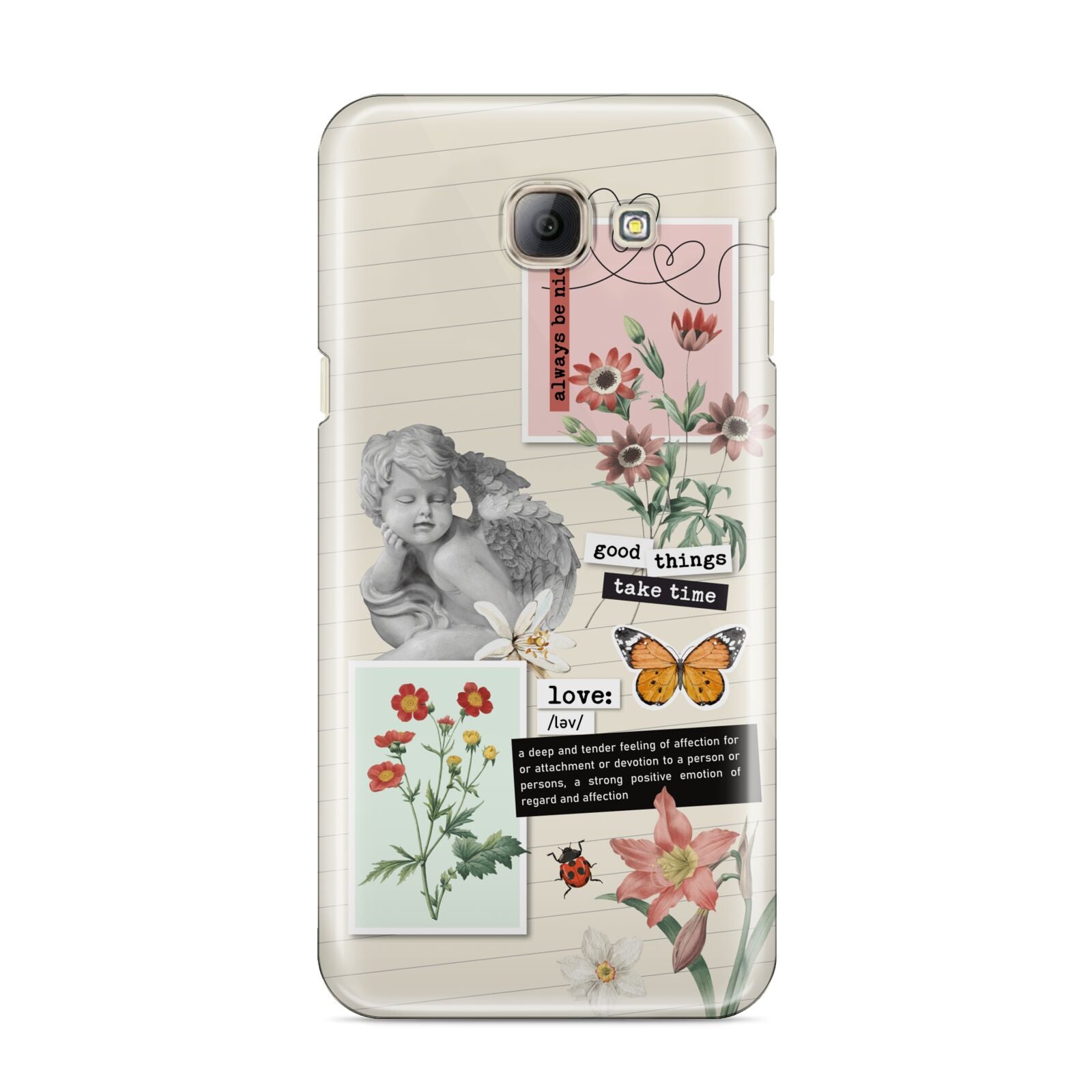 Vintage Love Collage Samsung Galaxy A8 2016 Case