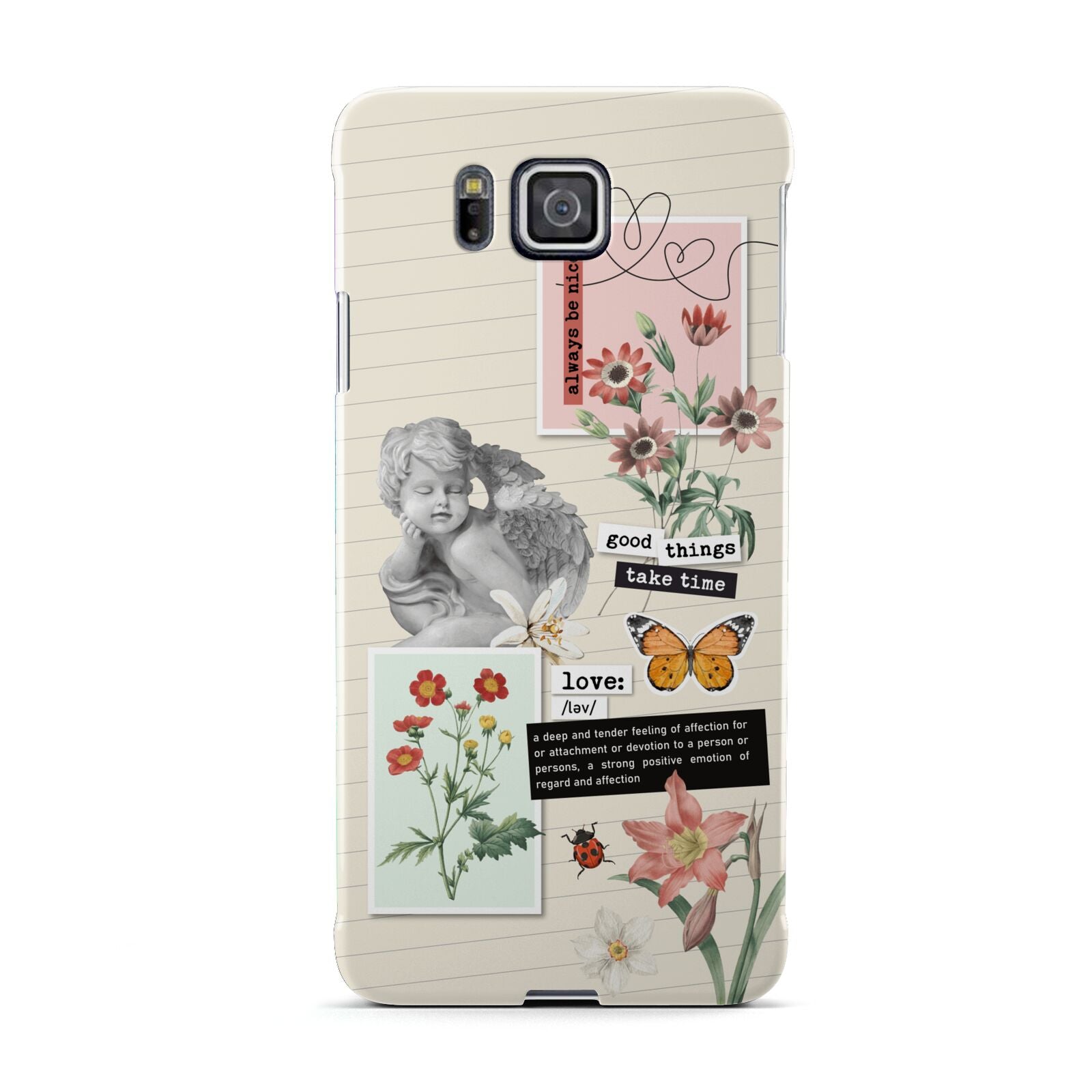 Vintage Love Collage Samsung Galaxy Alpha Case