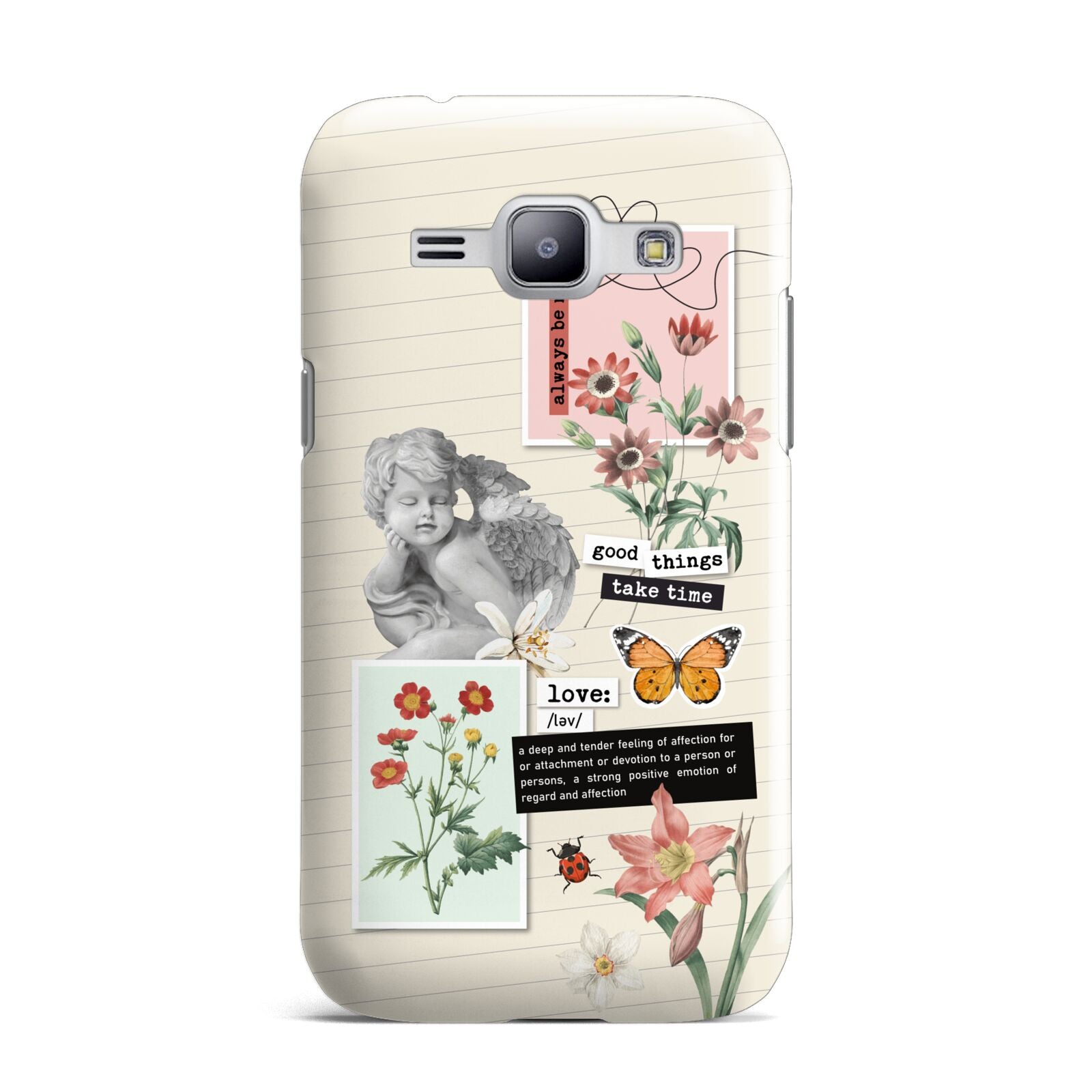 Vintage Love Collage Samsung Galaxy J1 2015 Case