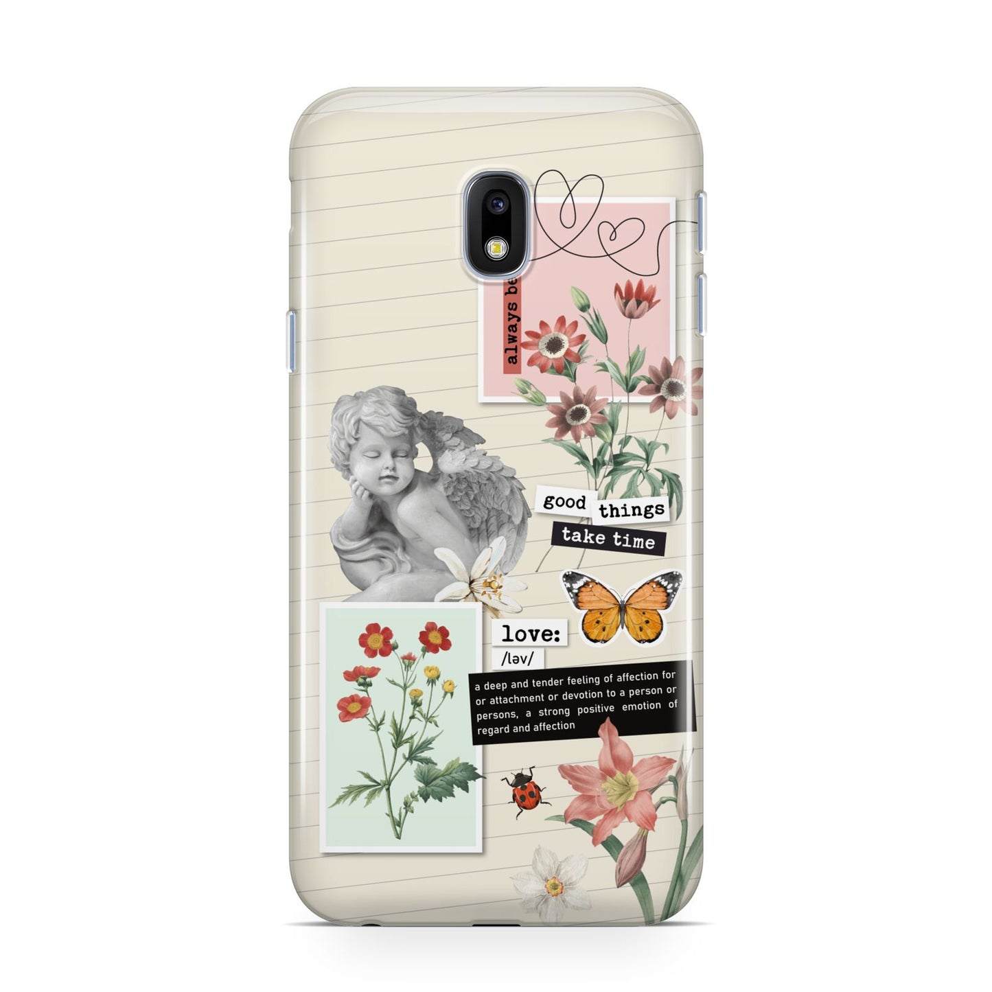 Vintage Love Collage Samsung Galaxy J3 2017 Case