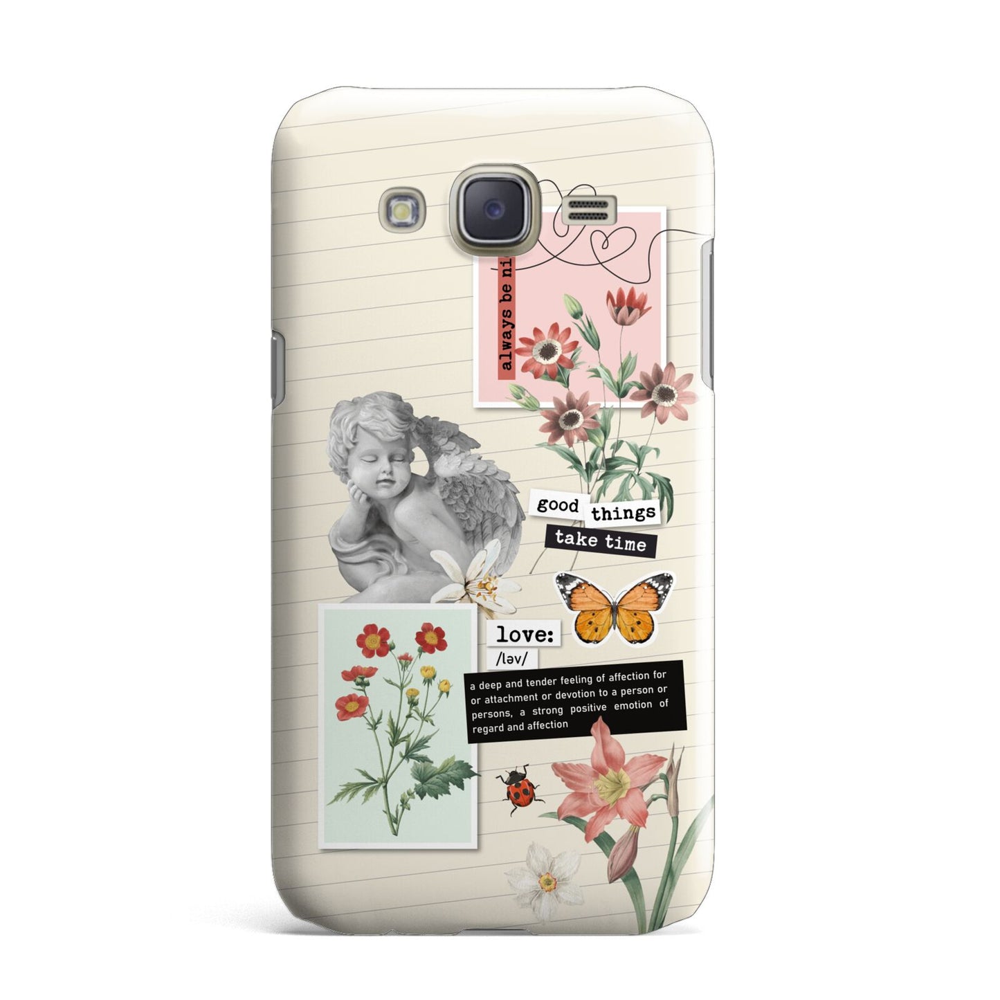 Vintage Love Collage Samsung Galaxy J7 Case