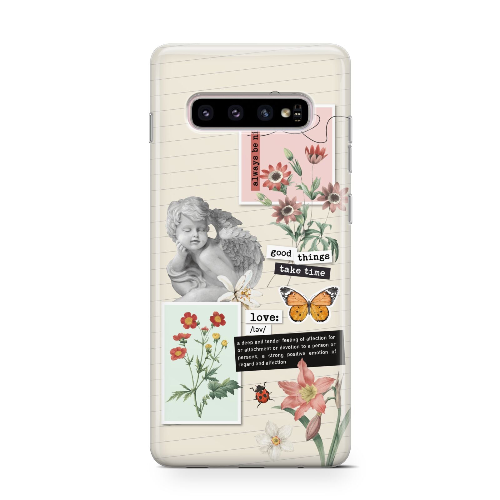 Vintage Love Collage Samsung Galaxy S10 Case