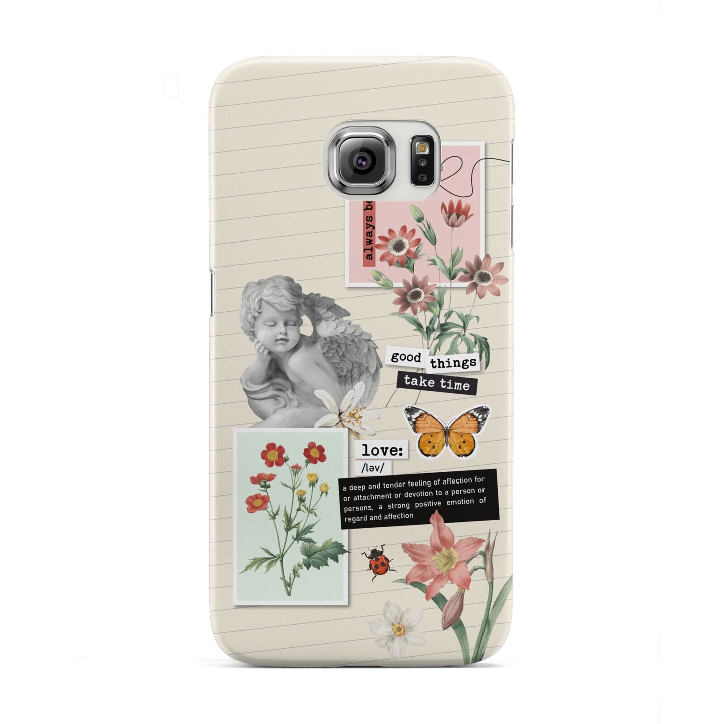Vintage Love Collage Samsung Galaxy S6 Edge Case