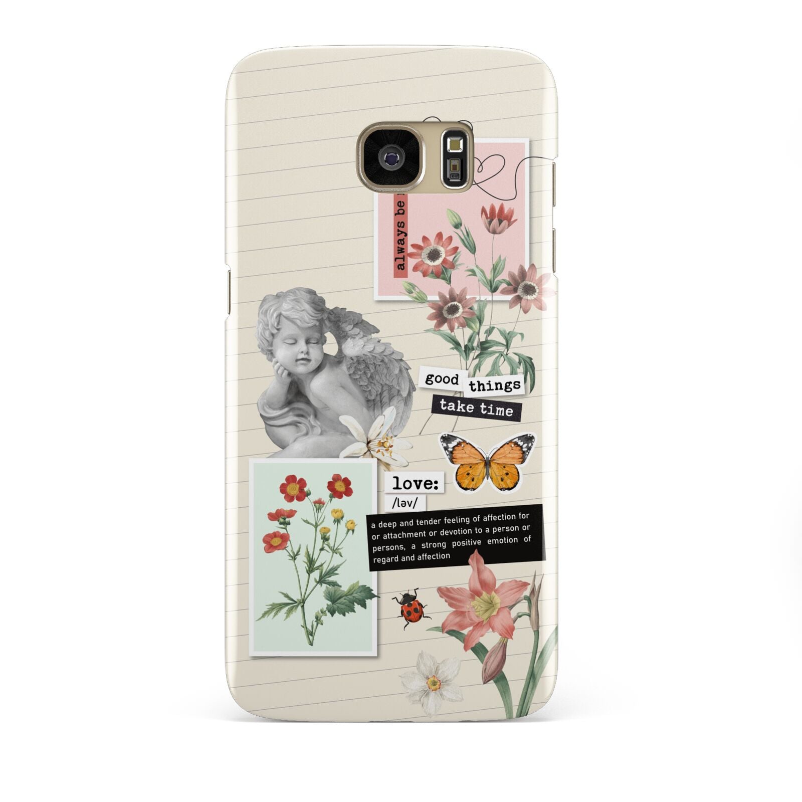 Vintage Love Collage Samsung Galaxy S7 Edge Case