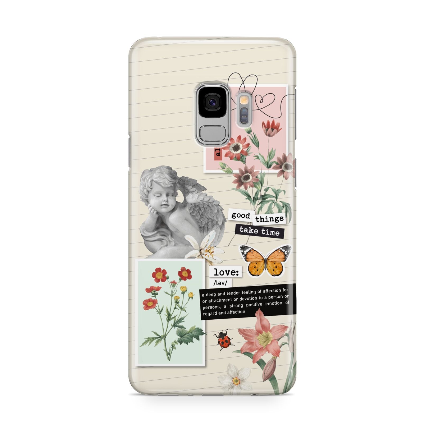 Vintage Love Collage Samsung Galaxy S9 Case